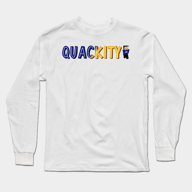 Quackity (with MC Skin) Long Sleeve T-Shirt by cartershart